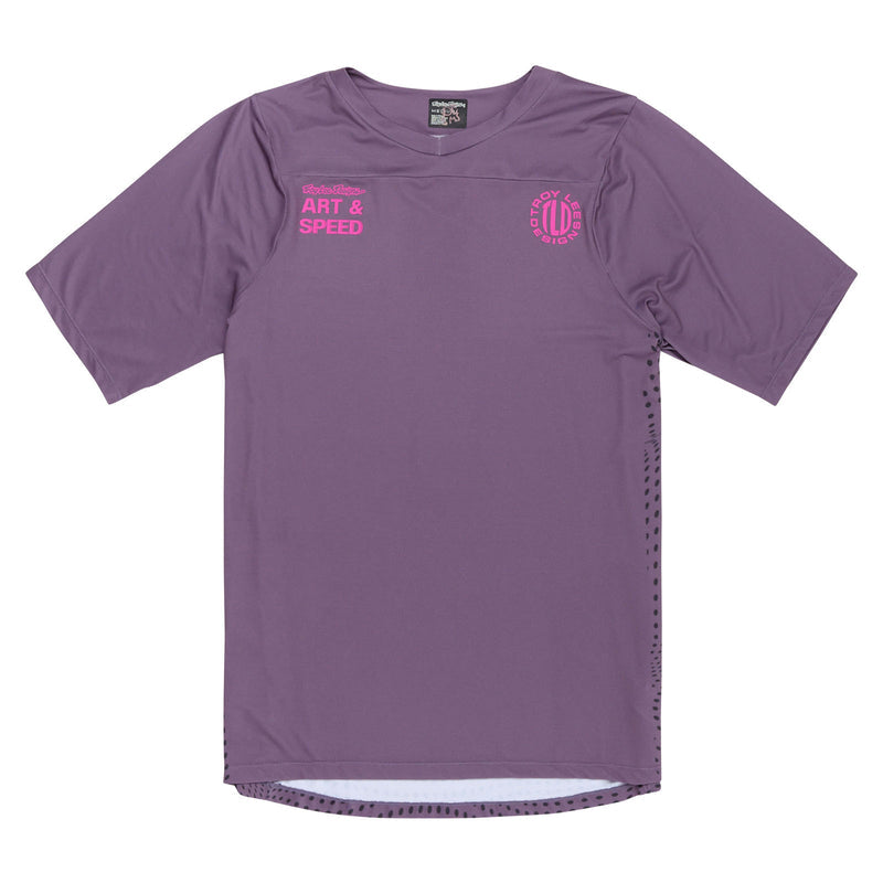 Troy Lee Designs SKYLINE SS JERSEY; RADIOSCAPE DEEP PURP MD