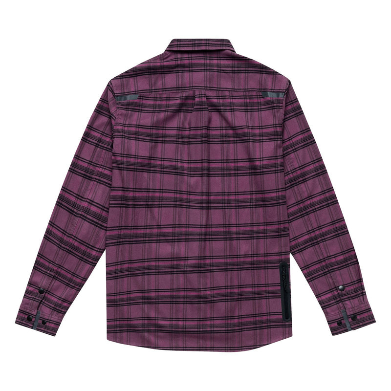TLD GRIND FLANNEL; YD PLAID DEEP PURP XL – Jacket