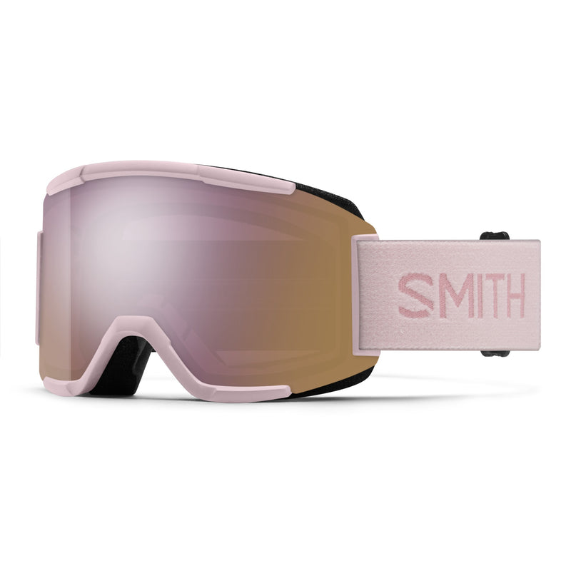 Smith Optics Smith Squad Carnation | ChromaPop Everyday Rose Gold Mirror One Size – Snow Goggle