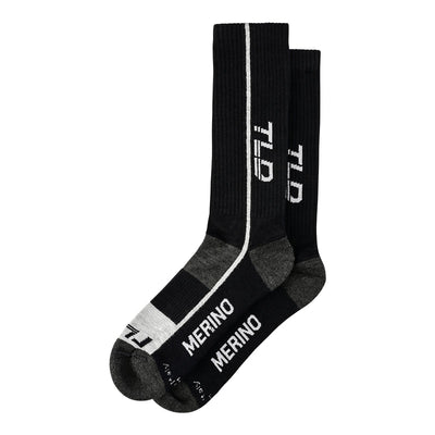 Troy Lee Designs Chill Merino Wool Socks – Mono Black SM/MD