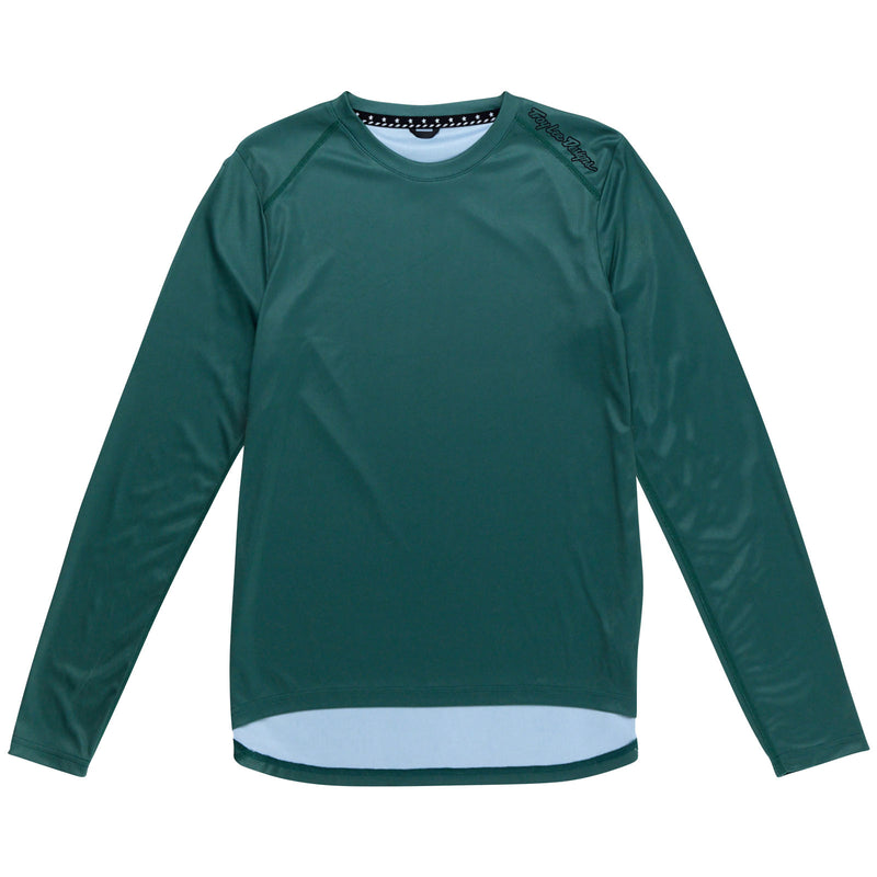 Troy Lee Designs WOMENS LILIUM LS JERSEY; MONO JADE SM