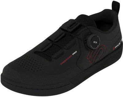 Five Ten Freerider Pro BOA Flat Shoes - Men's, Core Black/Red/FTWR White, 10.5
