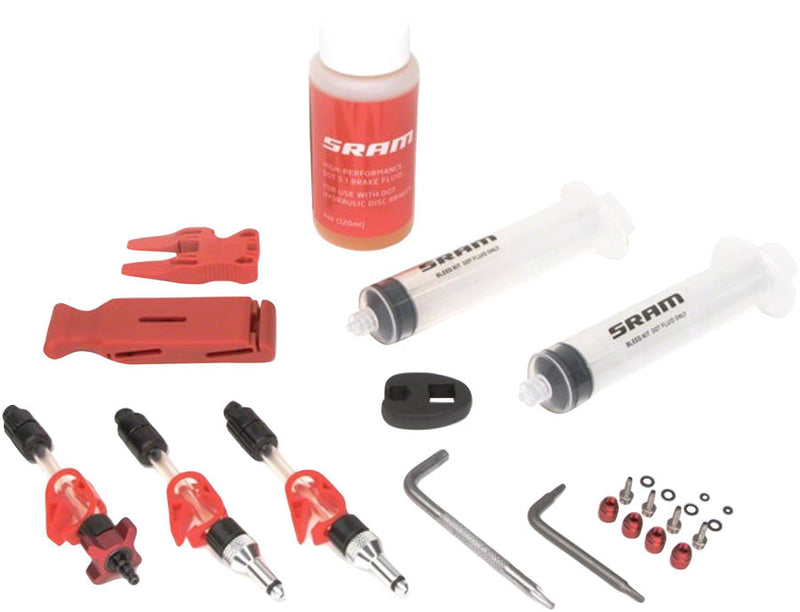 SRAM Standard DOT V2 Hydraulic Brake Bleed Kit - for X0/ XX/ Guide/Level/Code/HydroRoad/G2 – Tools & Lubes