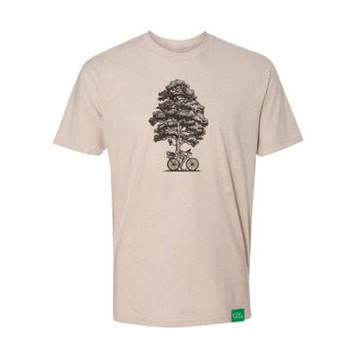 Wild Tribute Branch Out Bike Mens T-Shirt Sand LG
