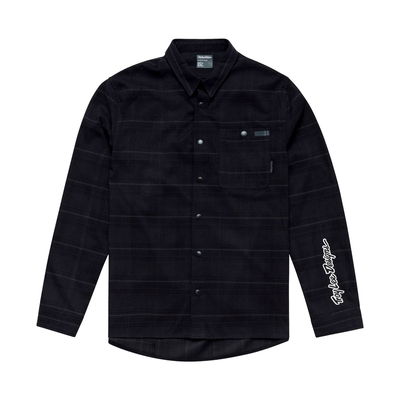 Troy Lee Designs GRIND FLANNEL; YD PLAID CARBON XL – Jersey