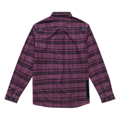 Troy Lee Designs Grind Flannel – YD Plaid Deep Purp MD