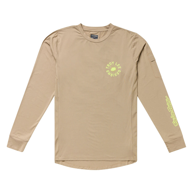 Troy Lee Designs RUCKUS LONG SLEEVE RIDE TEE; THE FUZZ TIMBER MD – Jersey