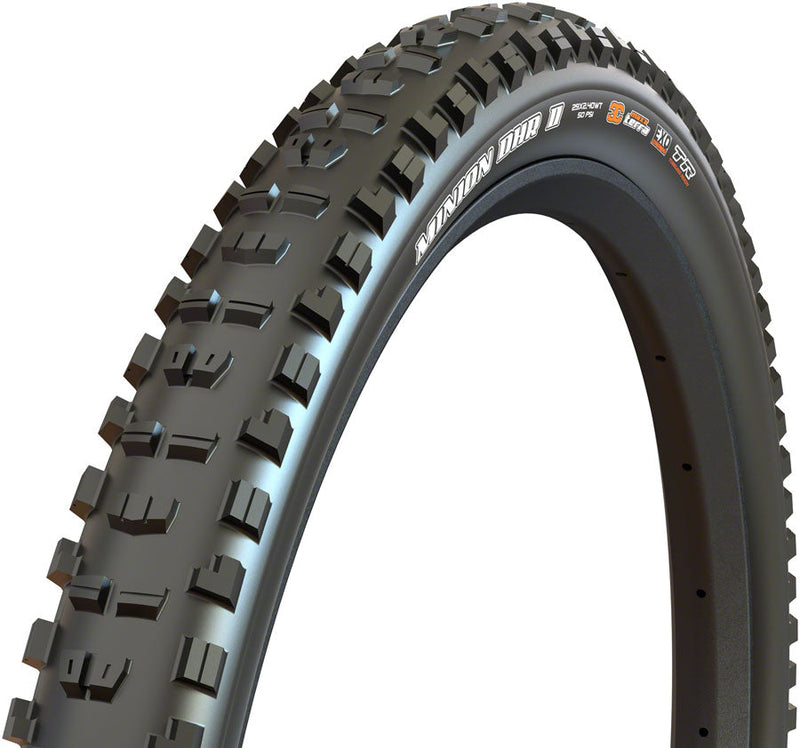 Maxxis Minion DHR II Tire - 27.5 x 2.4, Tubeless, Folding, Black, 3C MaxxTerra, EXO, Wide Trail