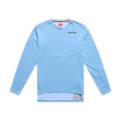 Troy Lee Designs Womens Lilium Pro Long Sleeve Jersey – Mono MD Womens Jerseys Blue