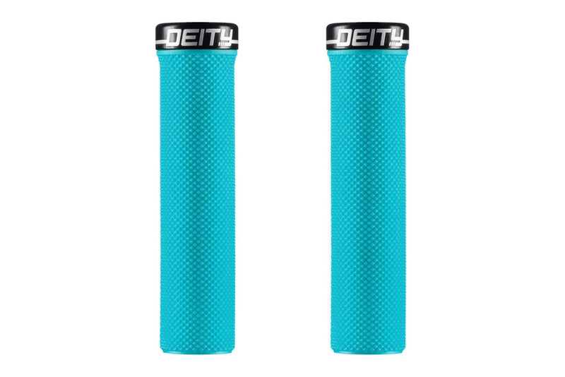 Deity Components Deity Slimfit Grips - Turquoise – Handle bars grips and pedals