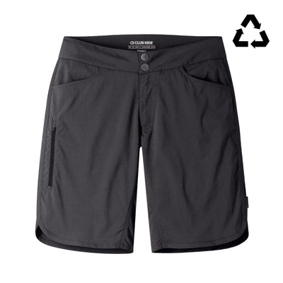 Club Ride Savvy 9" M Womens Bottoms Black