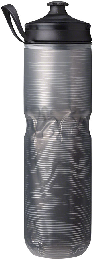 Hydrapak Polar Sport Pulse Insulated Water Bottle - 24oz, Black – Bells water bottle and locks