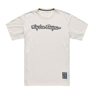 Troy Lee Designs Skyline Short Sleeve Ride Tee – Signature MD Mens Jerseys Brown