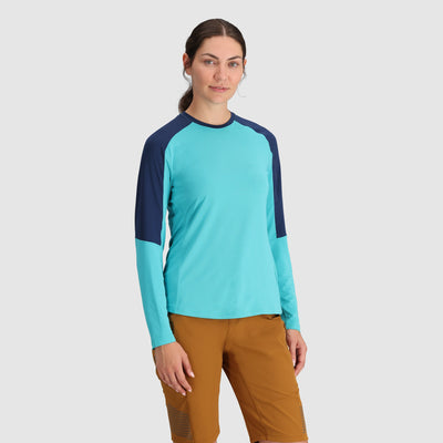 Outdoor Research Freewheel MTB Long Sleeve XXL Women's Top Cortez/cenote