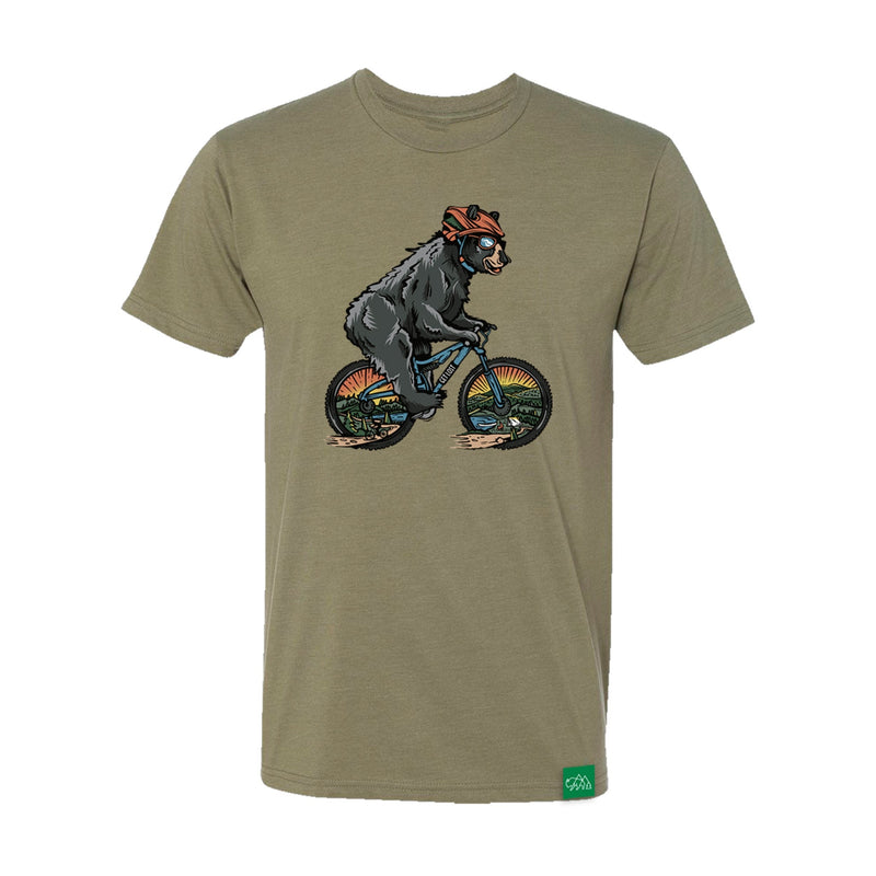 Wild Tribute Wild Ride Mens T-Shirt Light Olive SM – Jersey