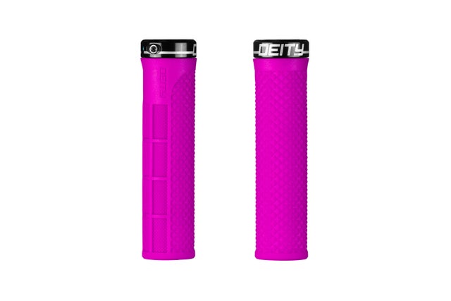 Deity Components LOCKJAW GRIPS - PINK – Handle bars grips and pedals