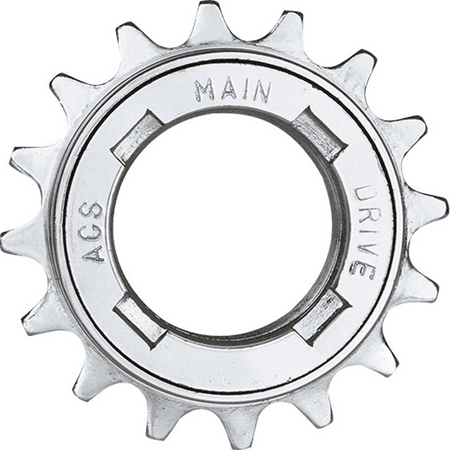 ACS Main Drive Freewheel, 18t 1/8" Silver
