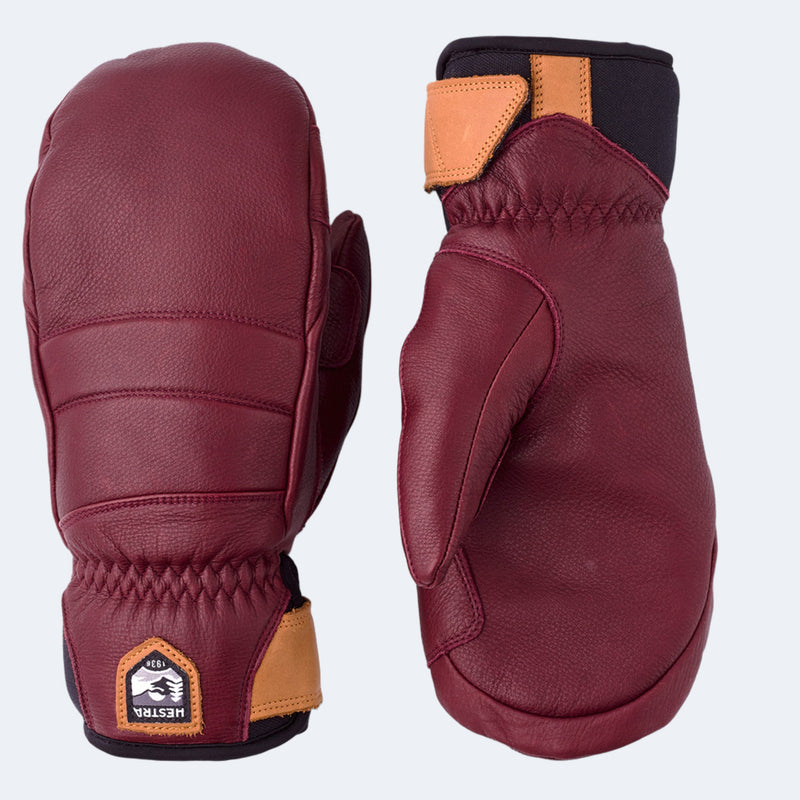 Hestra Womens Fall Line Mitt Bordeaux 6 – Winter Glove