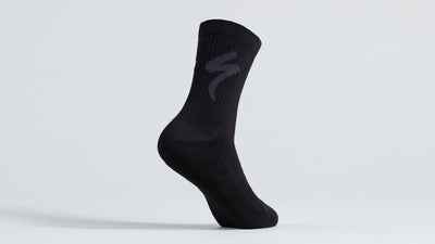 Specialized Cotton Tall Logo Sock Blk Xl