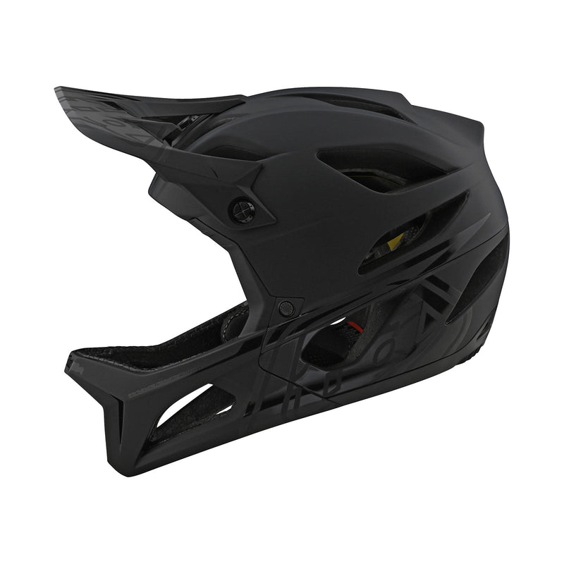 Troy Lee Designs STAGE HELMET; STEALTH MIDNIGHT XL/2X