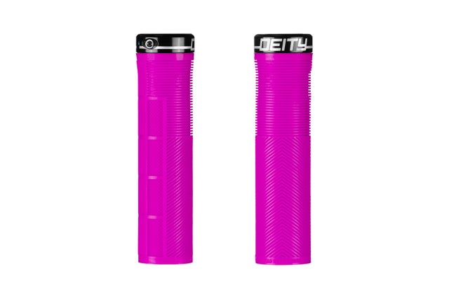 Deity Components Deity Knuckleduster Grips - Pink – Handle bars grips and pedals