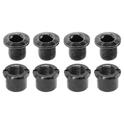 CHAINRING BOLT SET OR8 THRUSTER ROAD DOUBLE STL BK