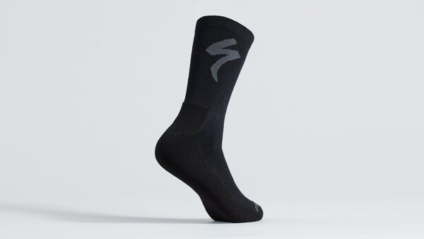 Specialized Primaloft Lightweight Tall Logo Sock Blk M