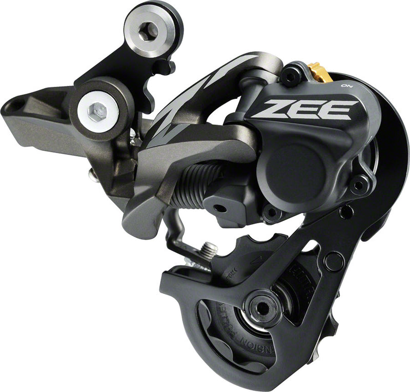Shimano ZEE RD-M640-SS Rear Derailleur - 10 Speed, Short Cage, Gray, With Clutch, Wide Ratio for Freeride – Bike Components