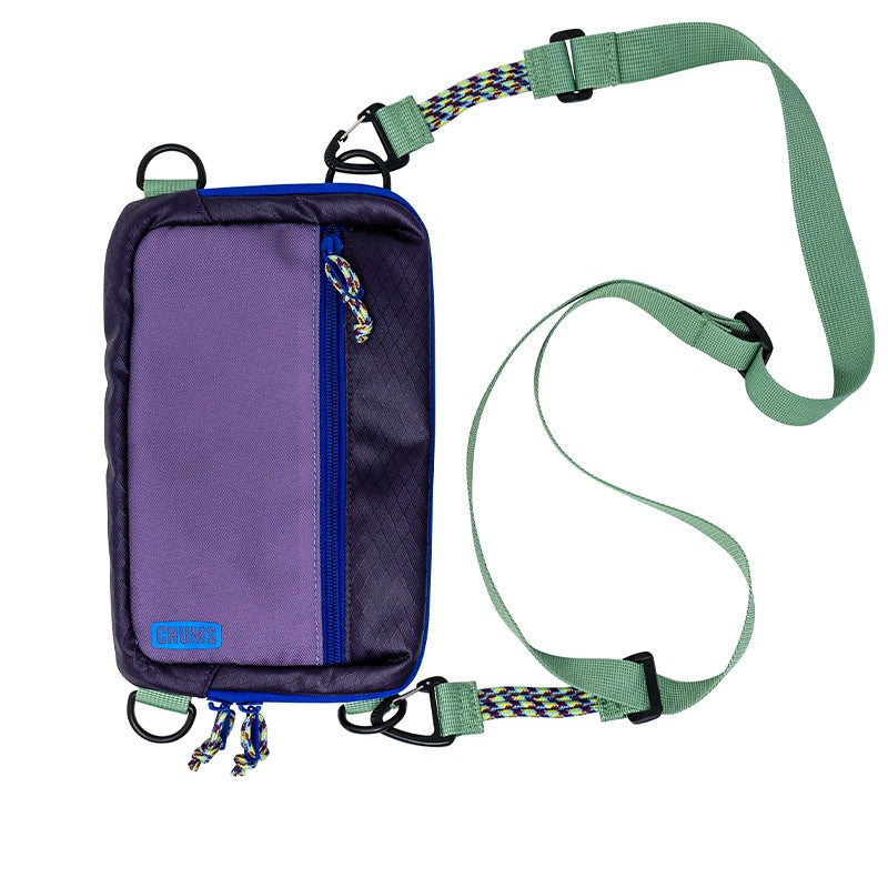 CHUMS Rover Crossbody Bag Plum – Bells water bottle and locks