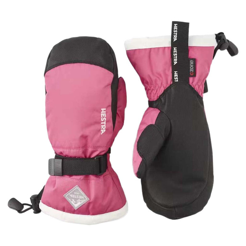 Hestra Gauntlet CZone Jr - Fuchsia/Ivory - 5 – Winter Glove