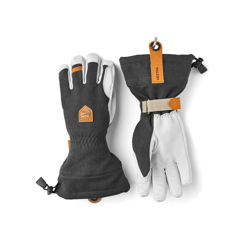 Hestra Army Leather Patrol Gauntlet Charcoal 9 – Winter Glove