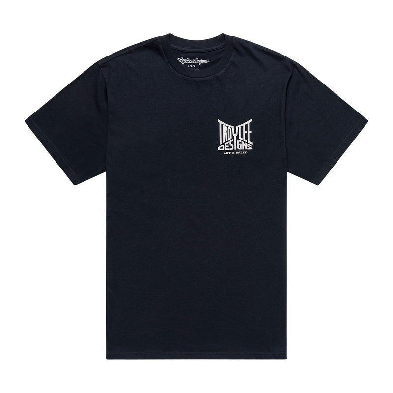 Troy Lee Designs SHORT SLEEVE TEE ; HANDLEBAR MD MENS TEES/TANKS Black – Jersey