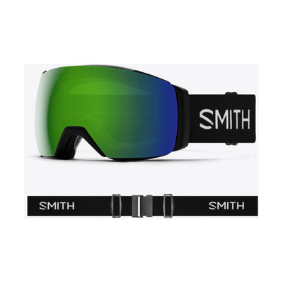 Smith I/O MAG XL Black || ChromaPop Sun Green Mirror One Size