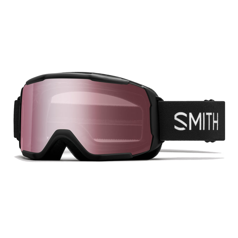 Smith Optics Daredevil Black || Ignitor Mirror One Size – Snow Goggle
