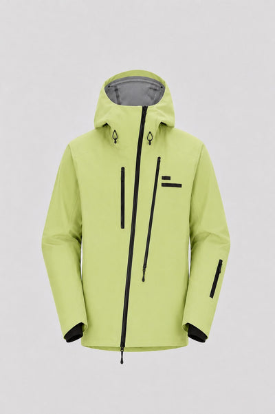 Inselberg Binary Shell mens ski shell in Pistachio