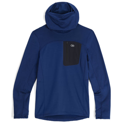 Outdoor Research Men's Vigor Grid Fleece Pullover Hoodie XL Men's Blue