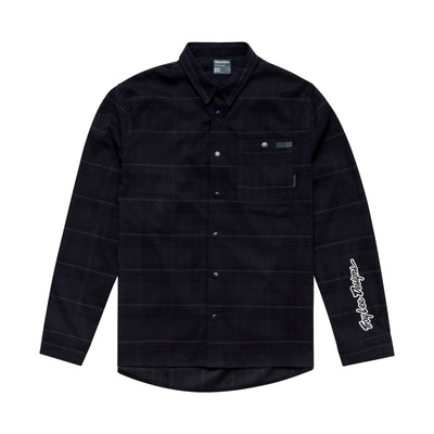 Troy Lee Designs Grind Flannel – YD Plaid Carbon XL
