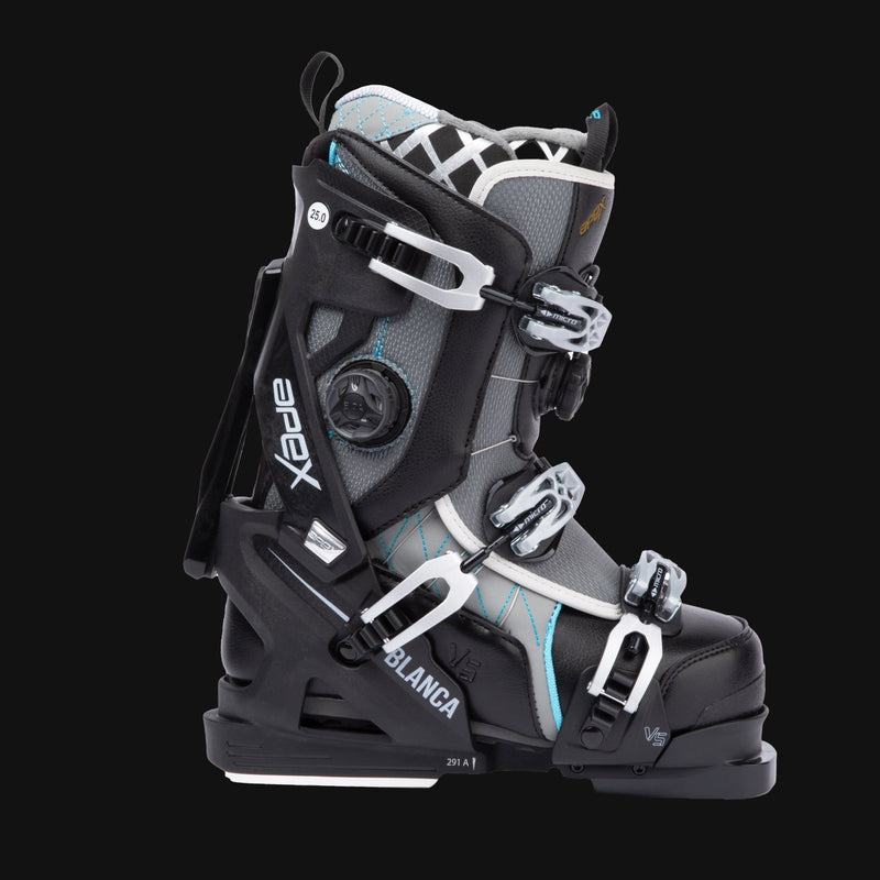 Apex Blanca VS  Blk/Wht 25.0 – Ski Boots