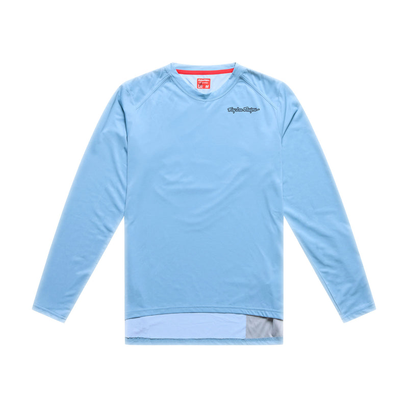 Troy Lee Designs WOMENS LILIUM PRO LONG SLEEVE JERSEY ; MONO LG WOMENS JERSEYS Blue