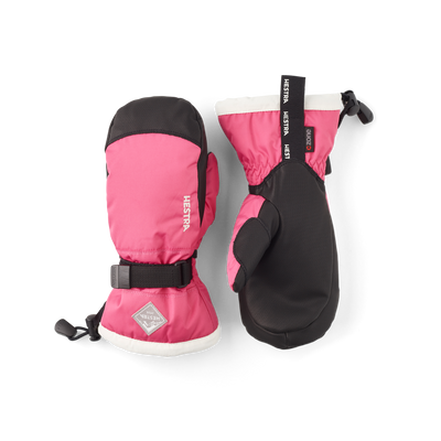 Hestra Gauntlet CZone Jr Mitt - Fuchsia/Ivory - 4