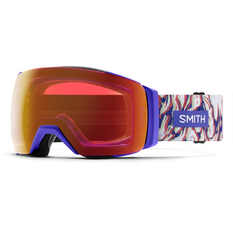 Smith Optics Smith I/O MAG XL Ultraviolet Peaking | ChromaPop Pro Photochromic Red Mirror One Size – Snow Goggle