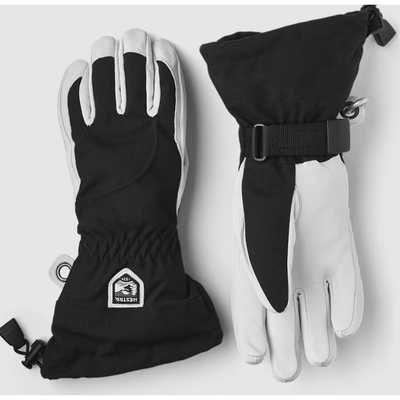 Hestra Womens Heli Glove Blk/Off Wht 7