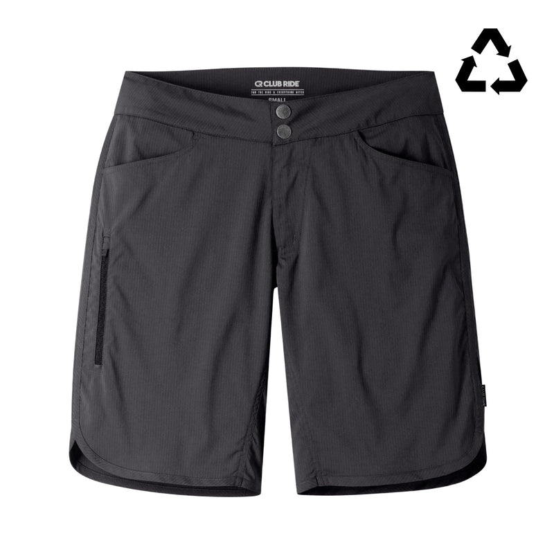 ClubRide Savvy  9" XL WOMENS BOTTOMS Black – Shorts