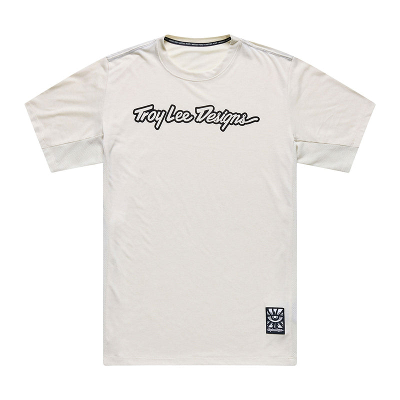 Troy Lee Designs SKYLINE SHORT SLEEVE RIDE TEE ; SIGNATURE MD MENS JERSEYS Brown