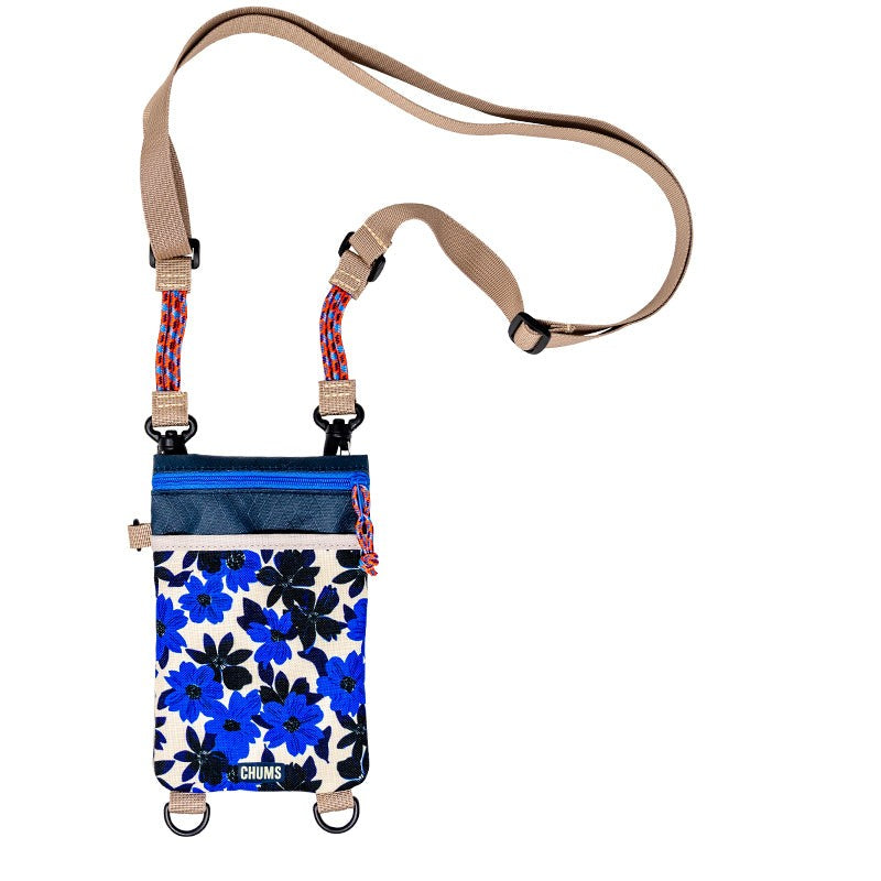 CHUMS &Rover Phone Tote Blue Floral – Bells water bottle and locks