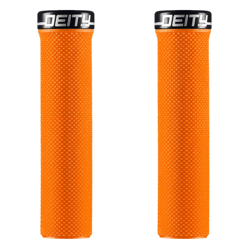 Deity Components SLIMFIT GRIPS - ORANGE – Handle bars grips and pedals