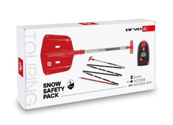Arva EVO4 COMBO KIT (EVO4, ACCESS 240 PROBE, ACCESS SHOVEL) – Avalanche/BC