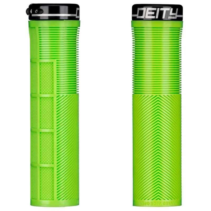 Deity Components Deity Knuckleduster Grips - Green – Handle bars grips and pedals