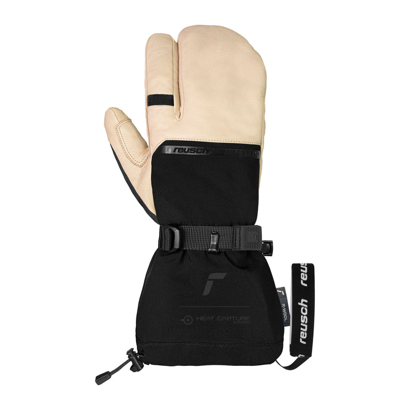 Reusch Duality R-Wool Lobster - tan / black - front