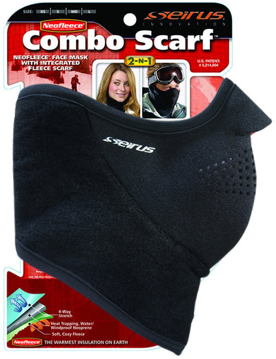 NEOFLEECE COMBO SCARF BLACK LG